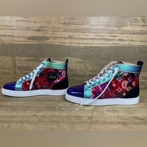 CHRISTIAN LOUBOUTIN LOUIS ORLATO FLAT MULTICOLOR